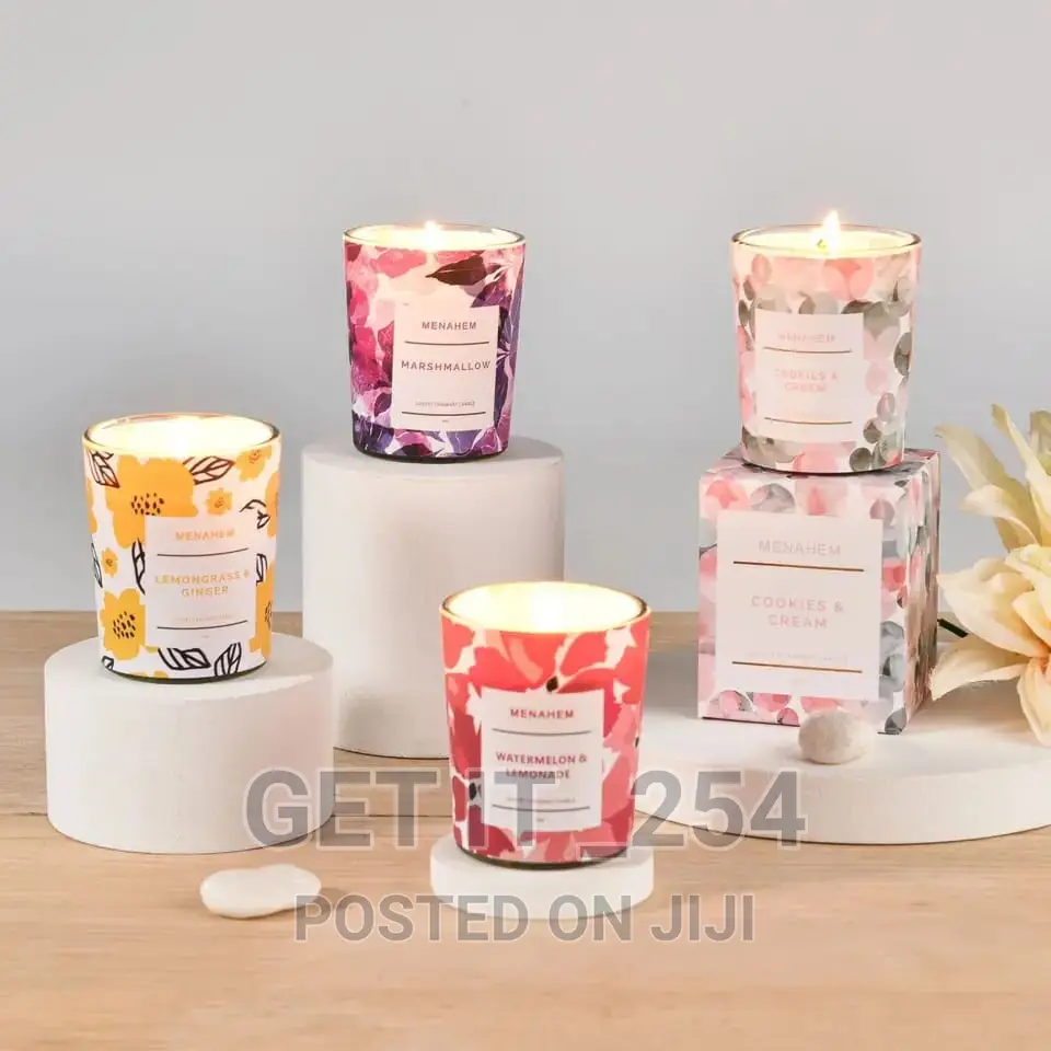Scented Candles Smokeless
Naturally Made From Soy