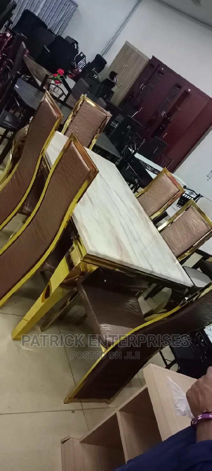 Imported Morden Marble Dinning Table 6 Seater