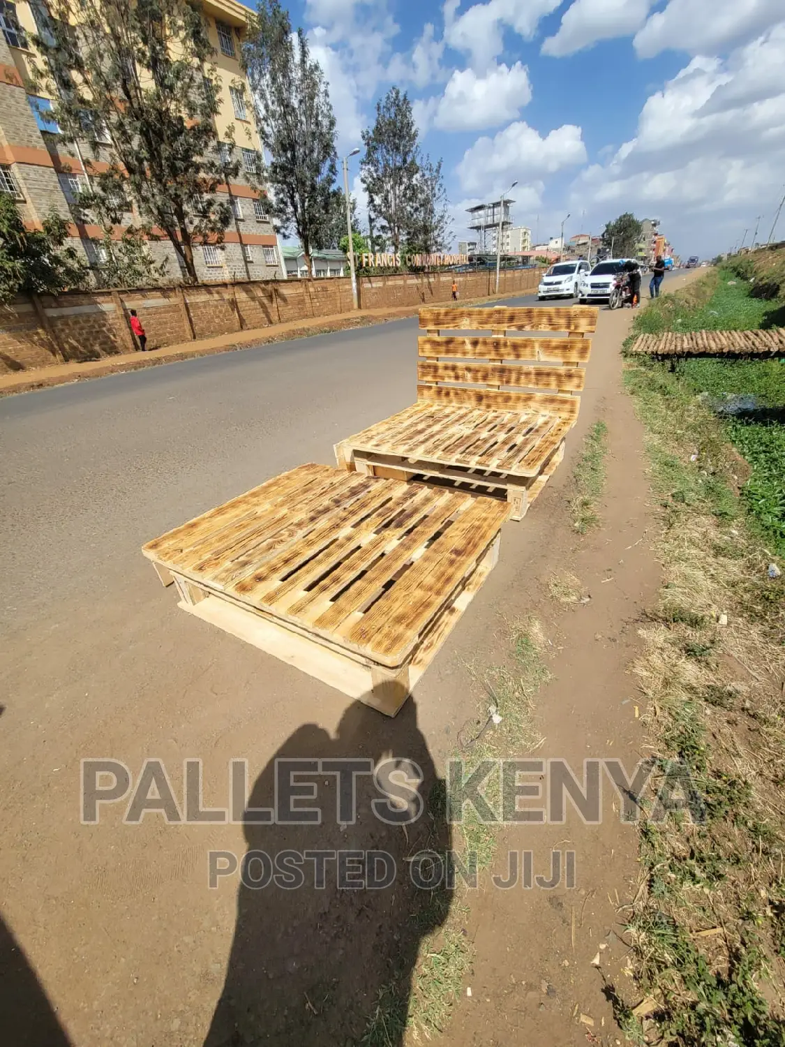 Pallet Bed- Blazed 4*6bed With Drawers.(S;M )