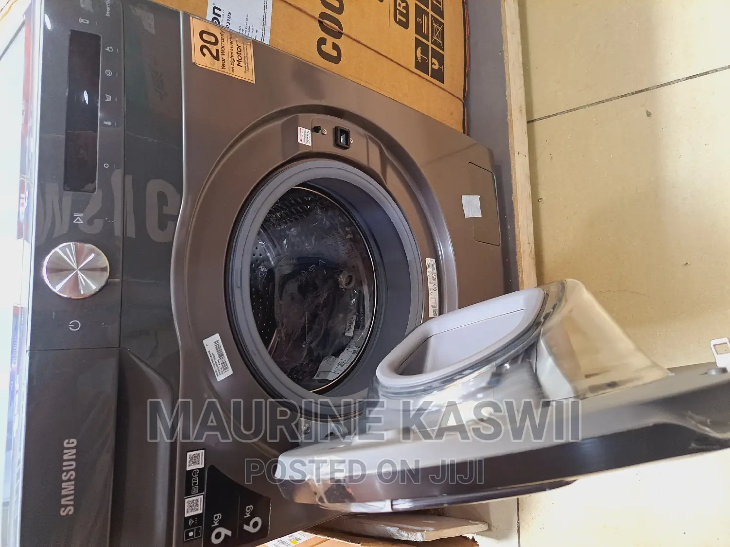 Samsung 9kg WD90T554DBN Front Load Washer + Dryer