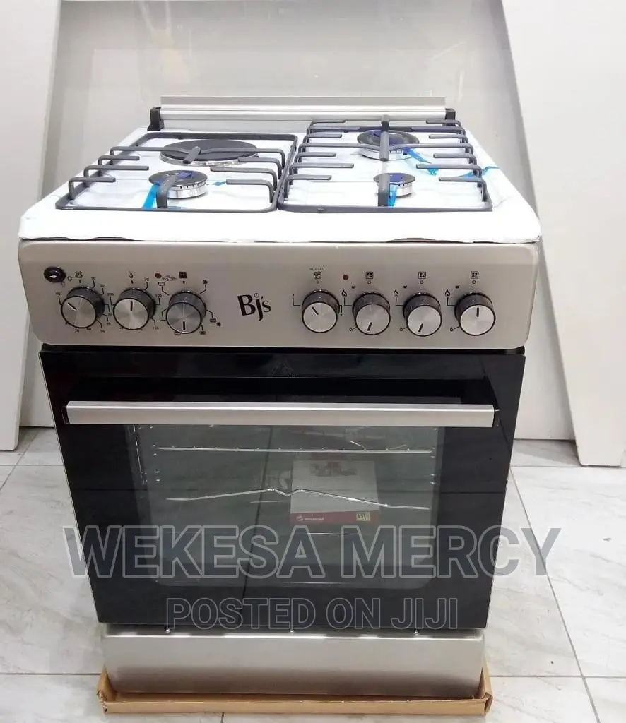 BJS I-6011t-Black 60x60 3-Gas+1 Hot Plate With Turbo-Fan