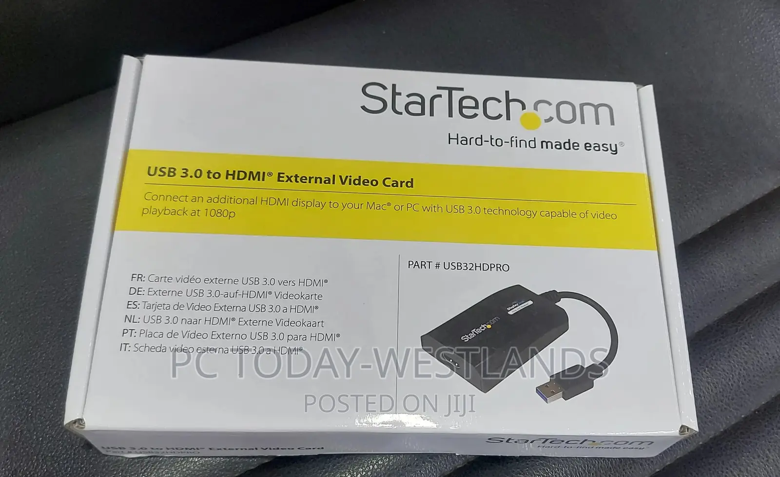 Startech.Com USB 3.0 to HDMI Adapter - Displaylink Certified
