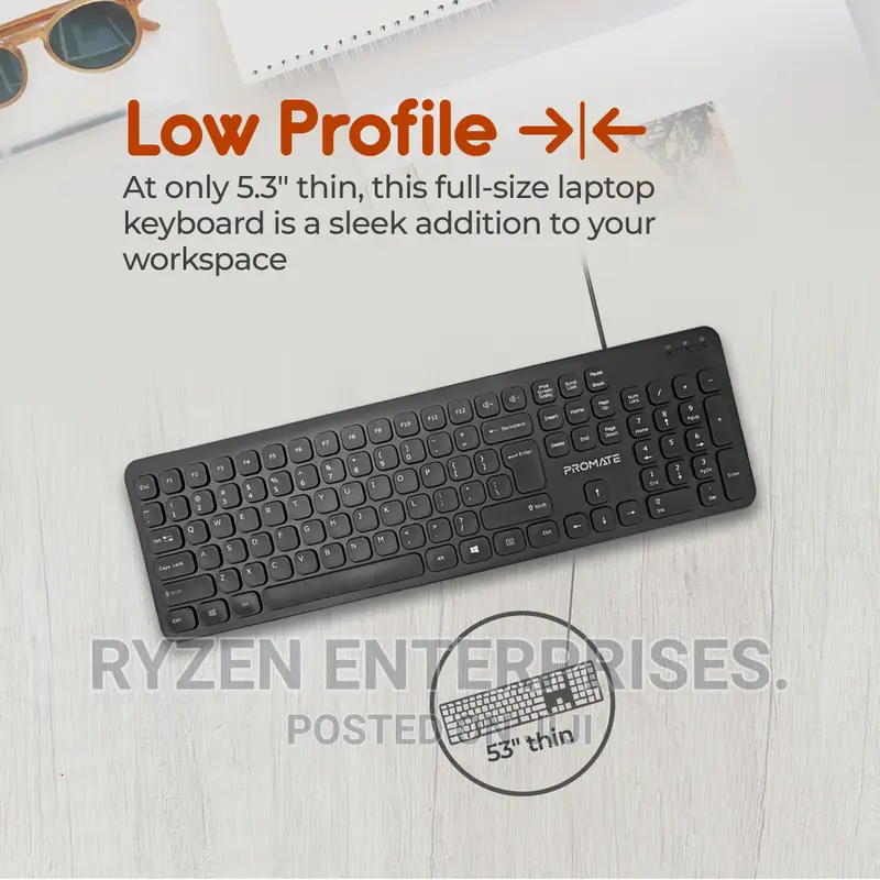 Promate Keyboard Combo -KM2