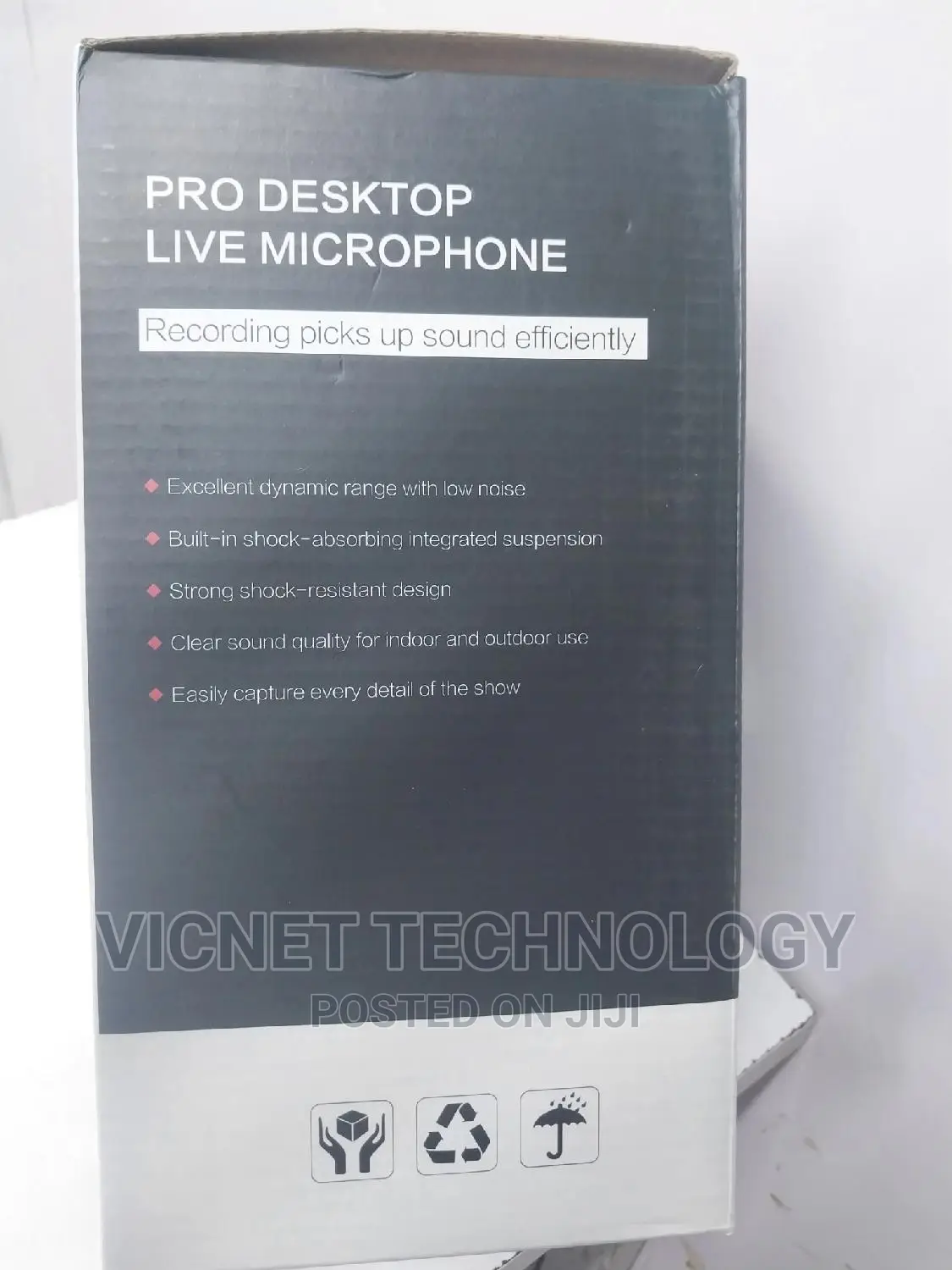 360° High Quality RGB Lighting Podcast Desktop Microphone