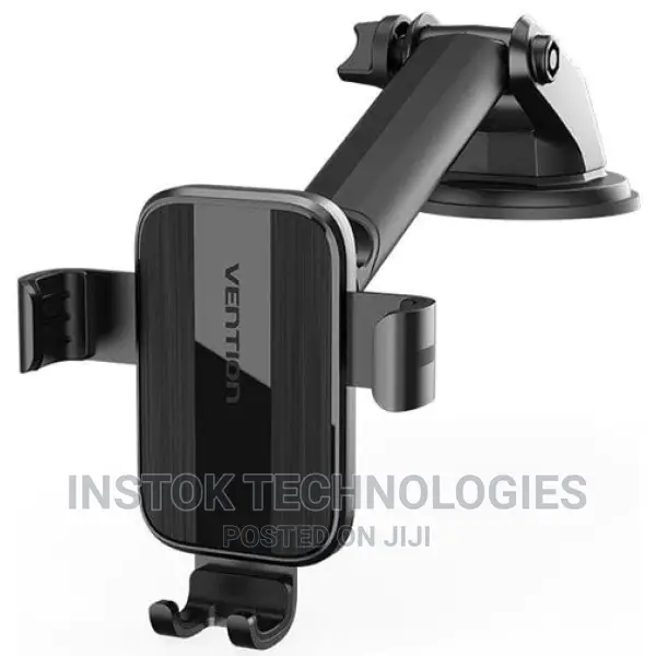 Vention Auto-Clamping Car Phone Mount With Suction Cup