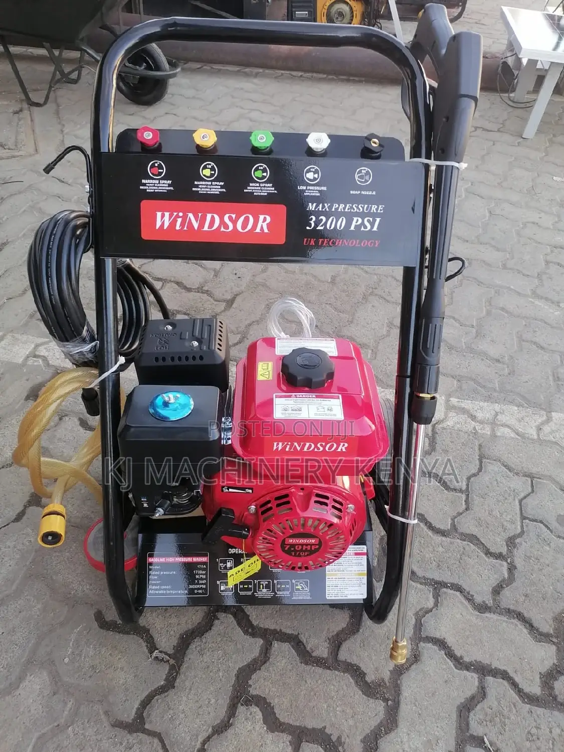 Gasoline Power High.Pressure Washer 3200psi -Windsor