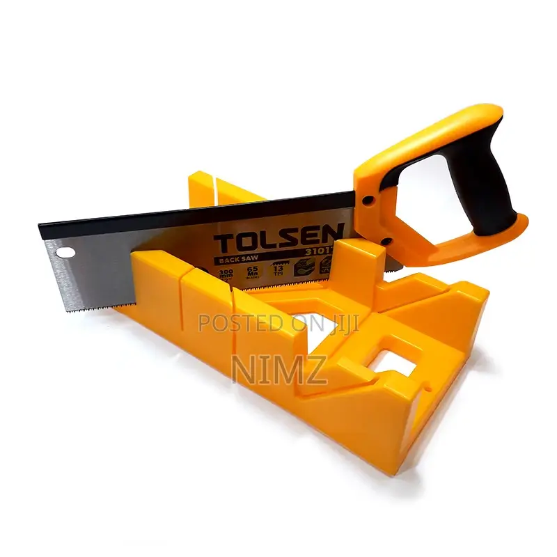 Tolsen Mitre Box With Back Saw Set