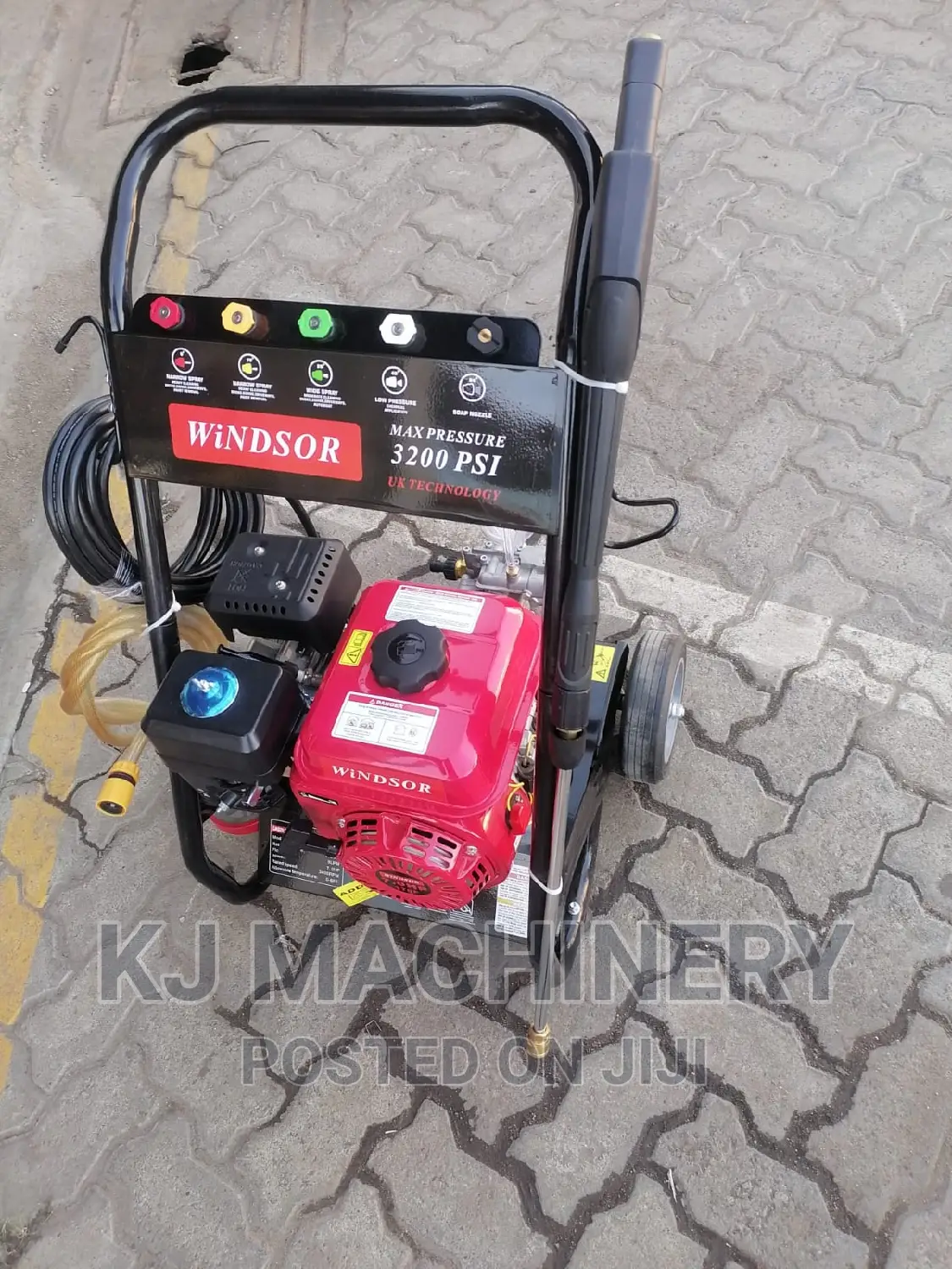 Gasoline Powered 3200psi Pressure Washer Car Wash Machinery