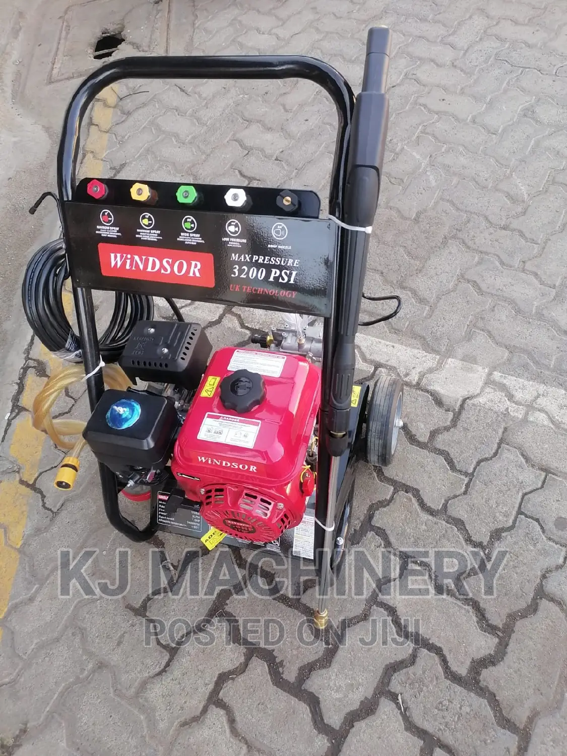 Gasoline Powered 3200psi Pressure Washer Car Wash Machinery
