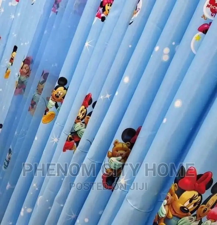 Kids Room Cartoon Themed Curtains