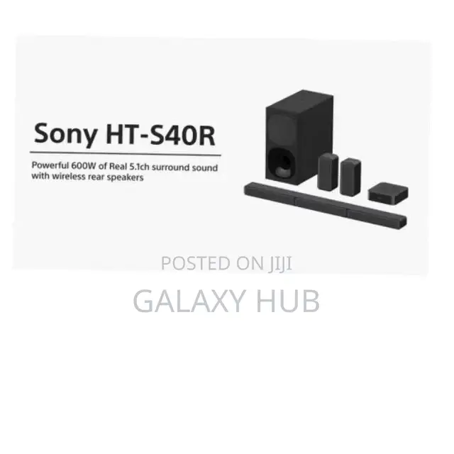 Sony Ht-S40r - 5.1ch 600w Wireless Speakers Soundbar