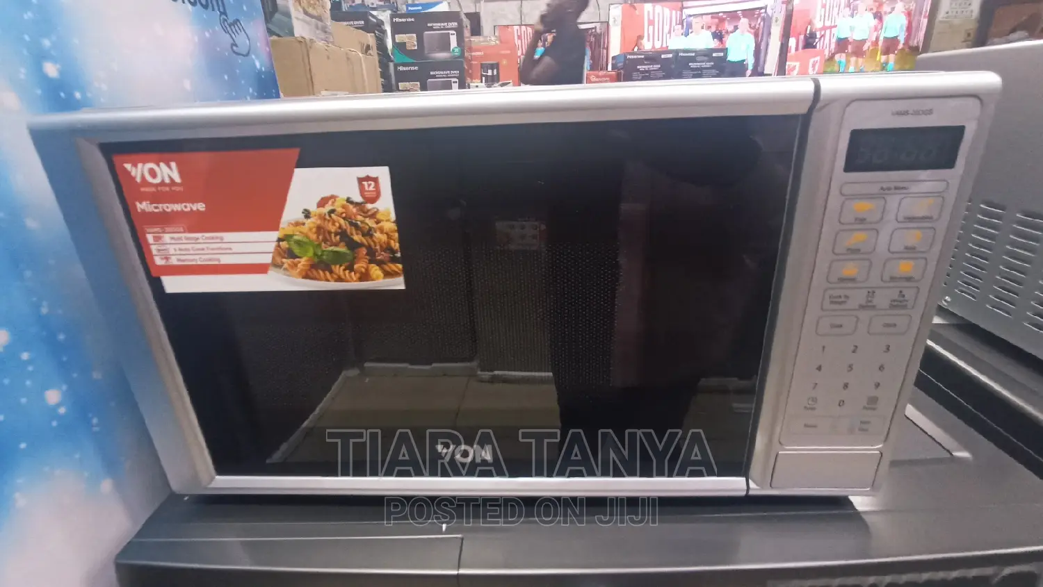 Von VAMS-20DGS Microwave Oven Solo. 20L – Silver