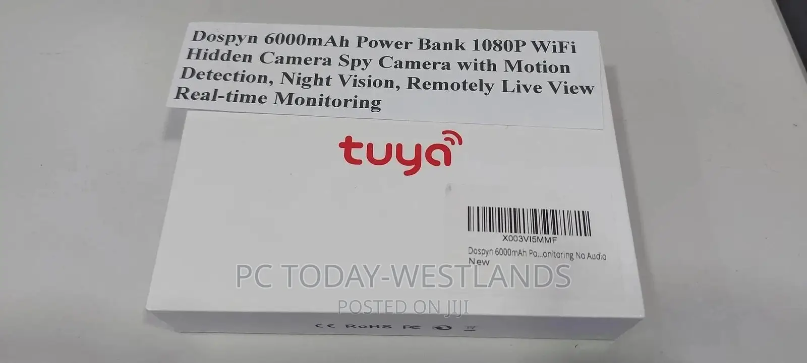 Dospyn 6000mah Power Bank 1080P Wifi Hidden Camera Spy Camer