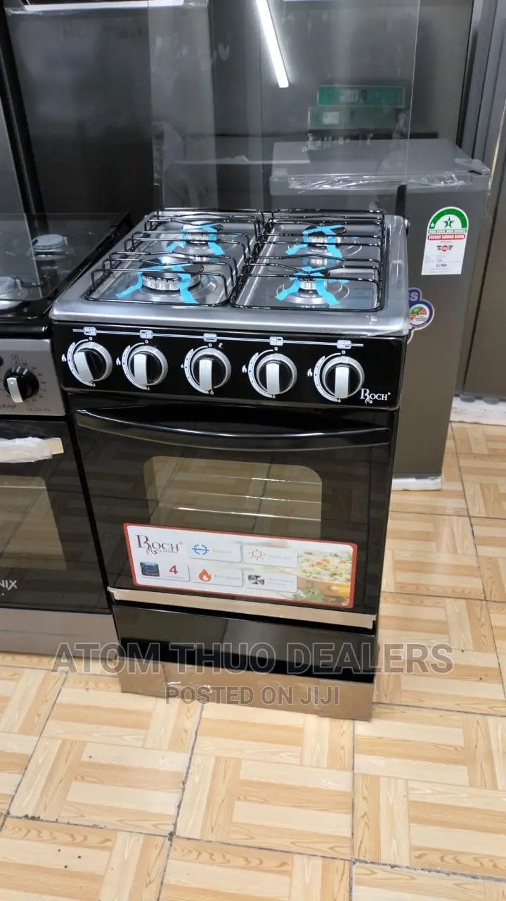 Roch Full Gas 50 by 55 Stainless Standing Cooker