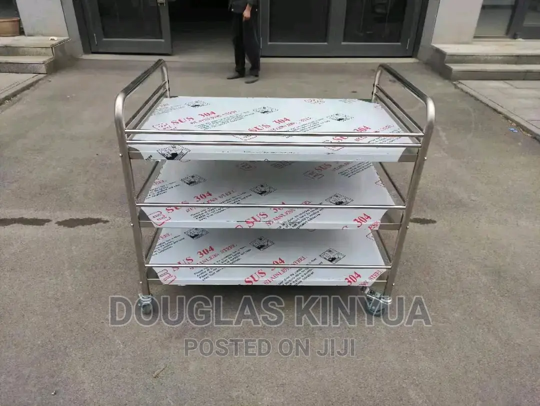 Food Trolley Stainless Steel/ Food Trolley.
