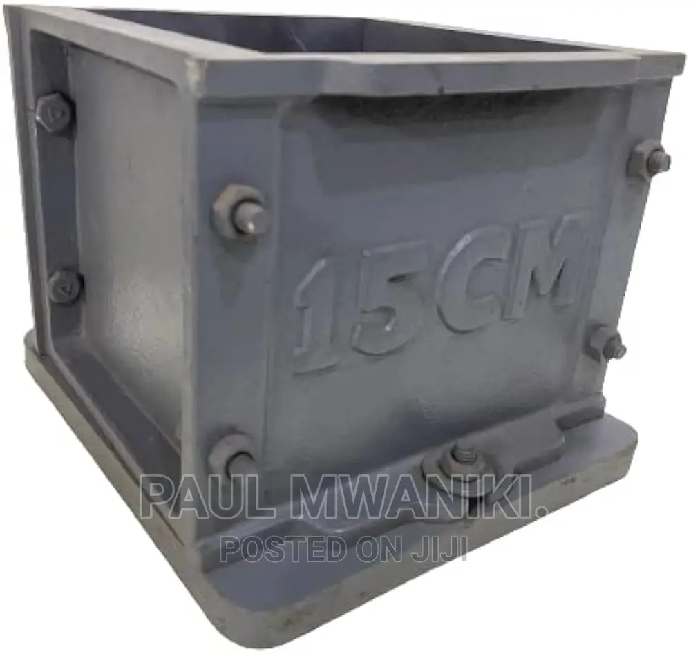Concrete Cast Iron Cube Mould – 150mm(6'') 7kgs