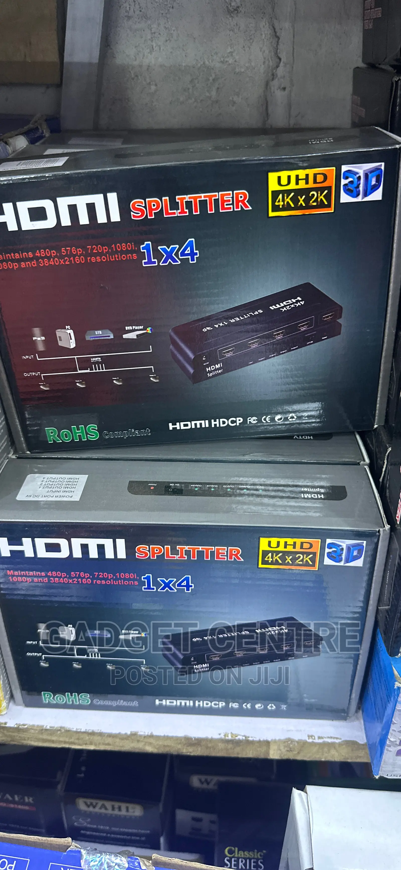 4way Hdmi Splitter New