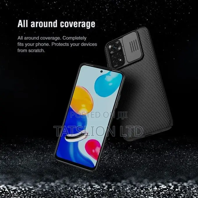 Nilkin Xiaomi Redmi Note 11 4G Case, Camshield Slim Case