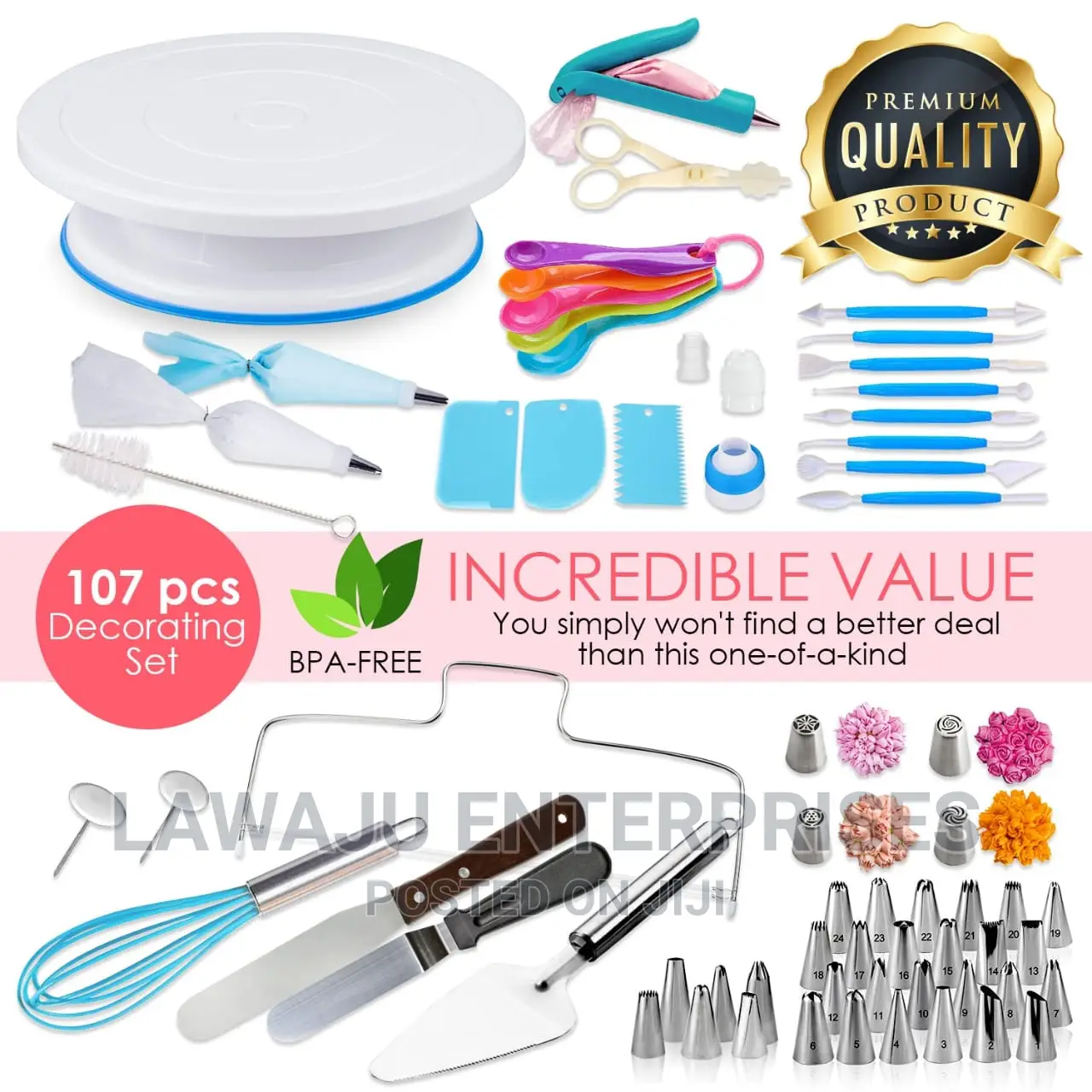 Cake Decorating Set 107pcs