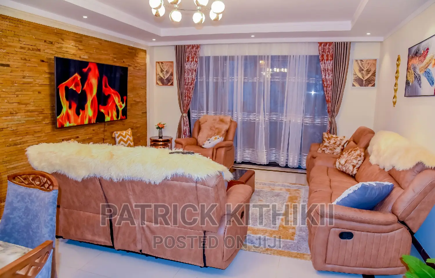Furnished 3bdrm Apartment in Jacaranda Gardens, Kahawa Maziwa for rent
