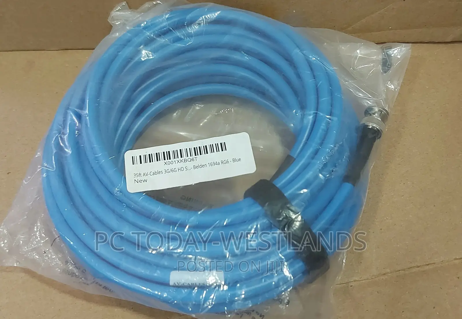 35ft 3g/6g HD Sdi BNC Cable- Belden 1694A Rg6 (Av Cables)
