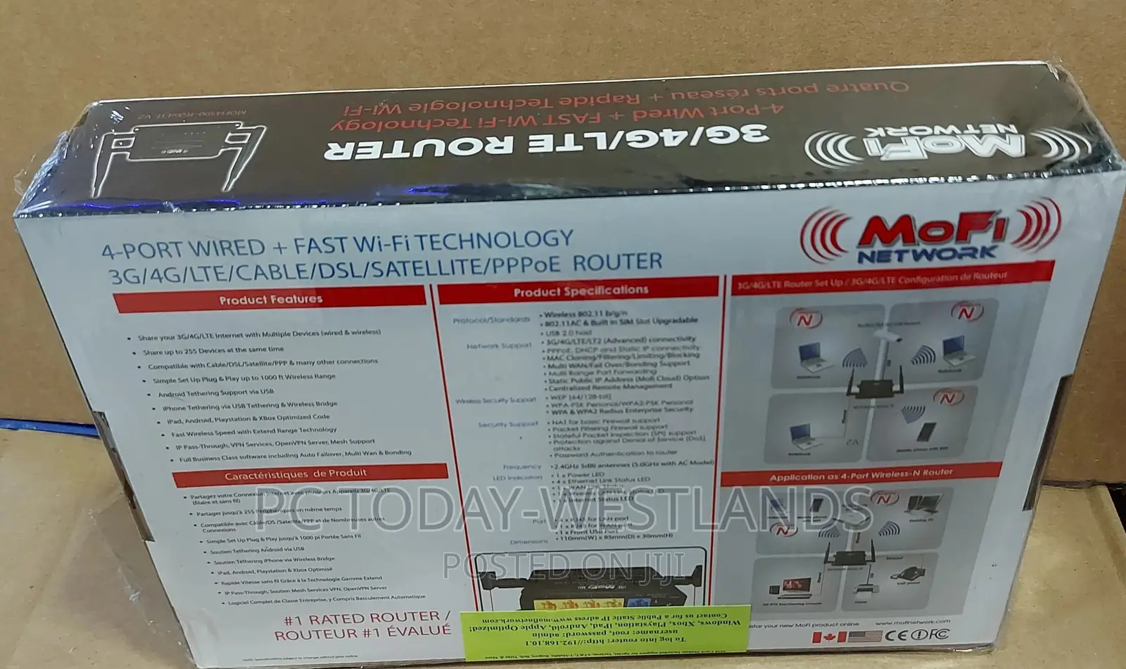 Mofi4500-4gxelte-Sim7-Combo 4g/Lte Router GPS Upgraded