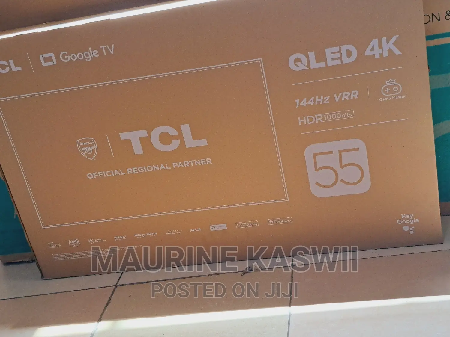 TCL 55-Inch C745 Qled Ultra HD Smart Google TV – 55C745