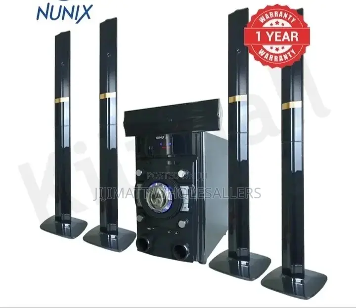 Nunix Deluxe Home Theatre System 5.1 NU-9090A With Tall Boys