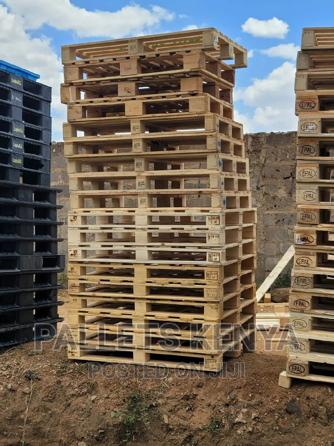 Wood Wooden Pallets- Heat Treated Pallets(#HT')