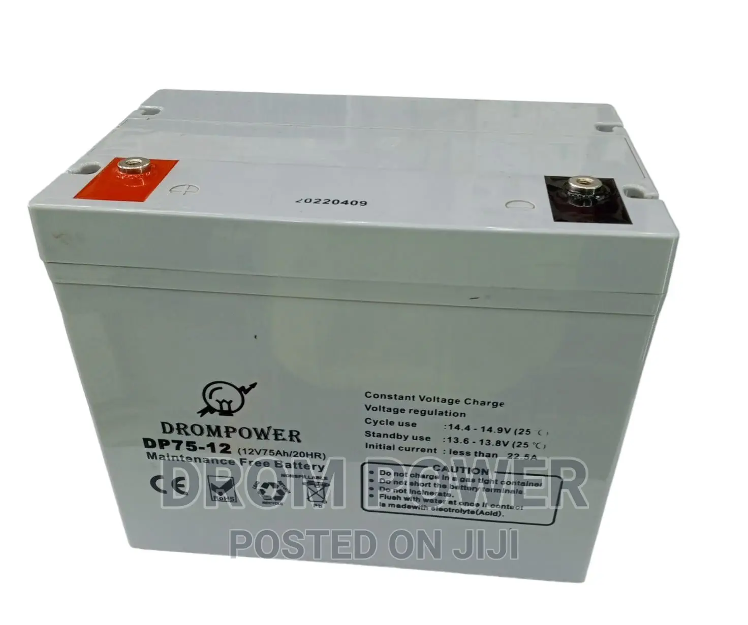 Drom 12V 75AH Battery