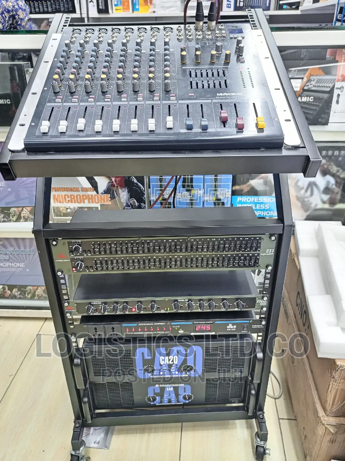 Public Address System Machine Only Without Speakers