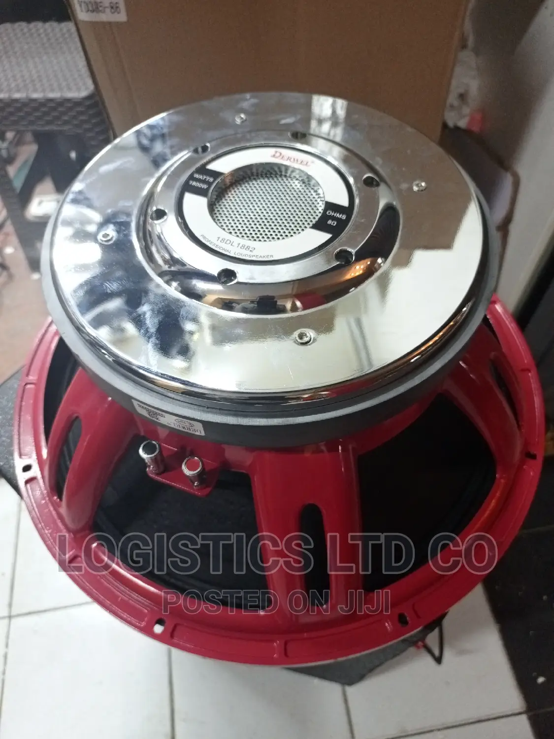 Derwel 18DL1882 Red PD1882 Naked 18 Inch Speaker