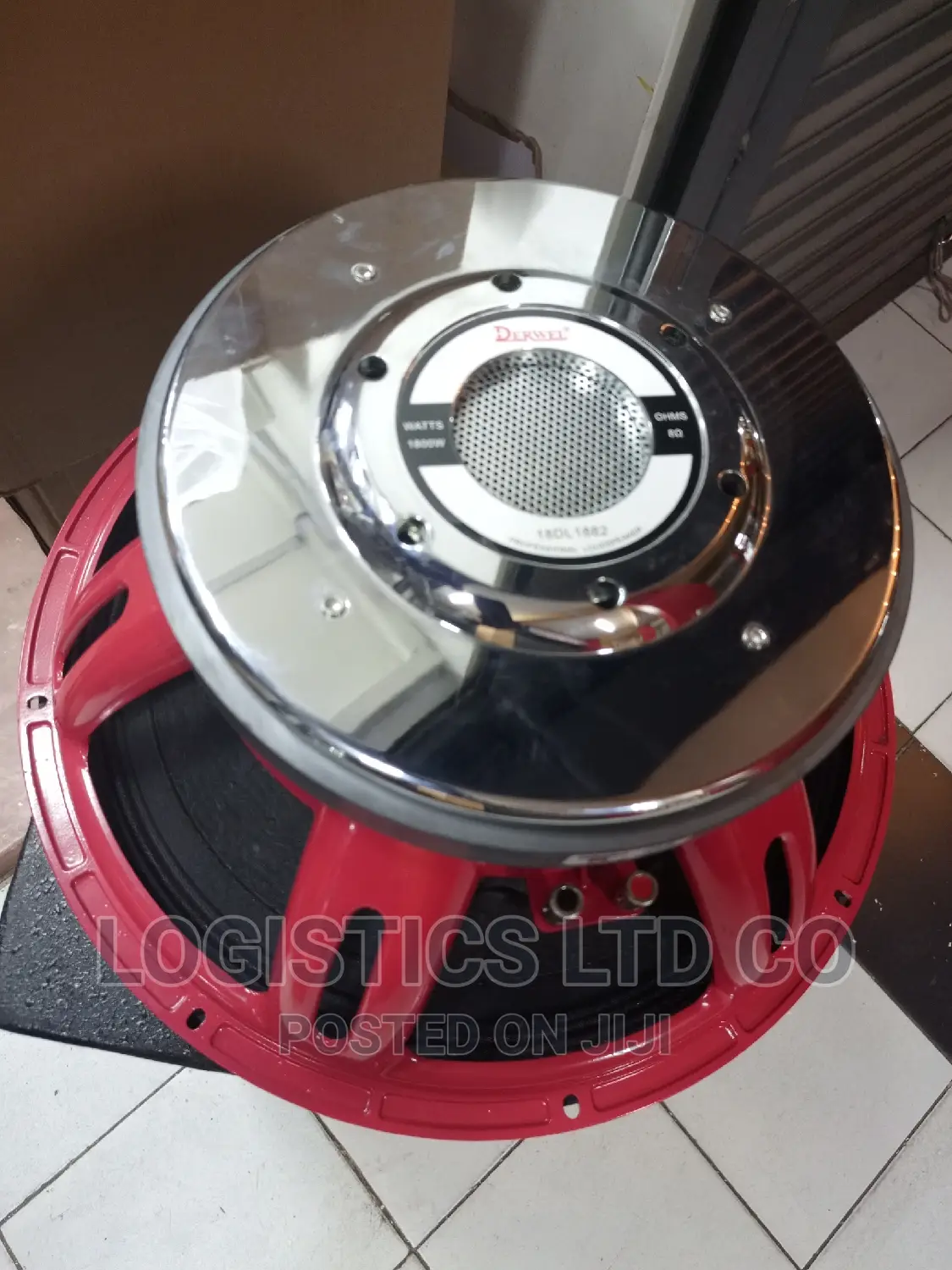 Derwel 18DL1882 Red PD1882 Naked 18 Inch Speaker