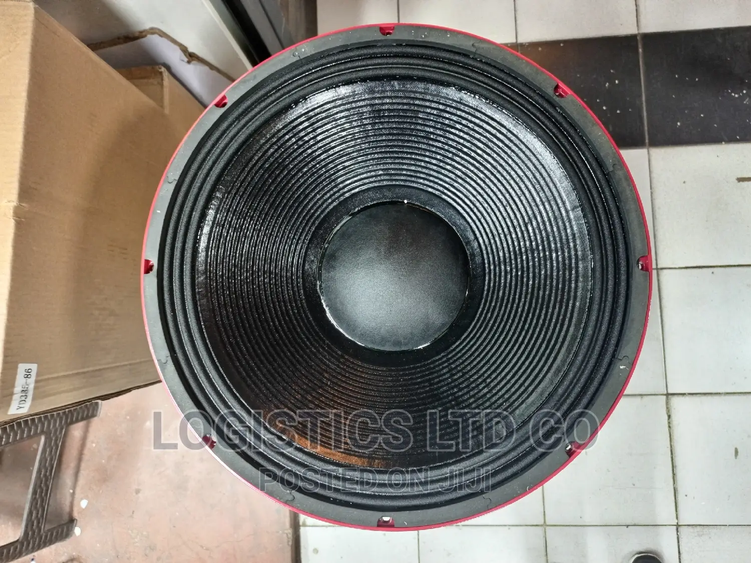 Derwel 18DL1882 Red PD1882 Naked 18 Inch Speaker