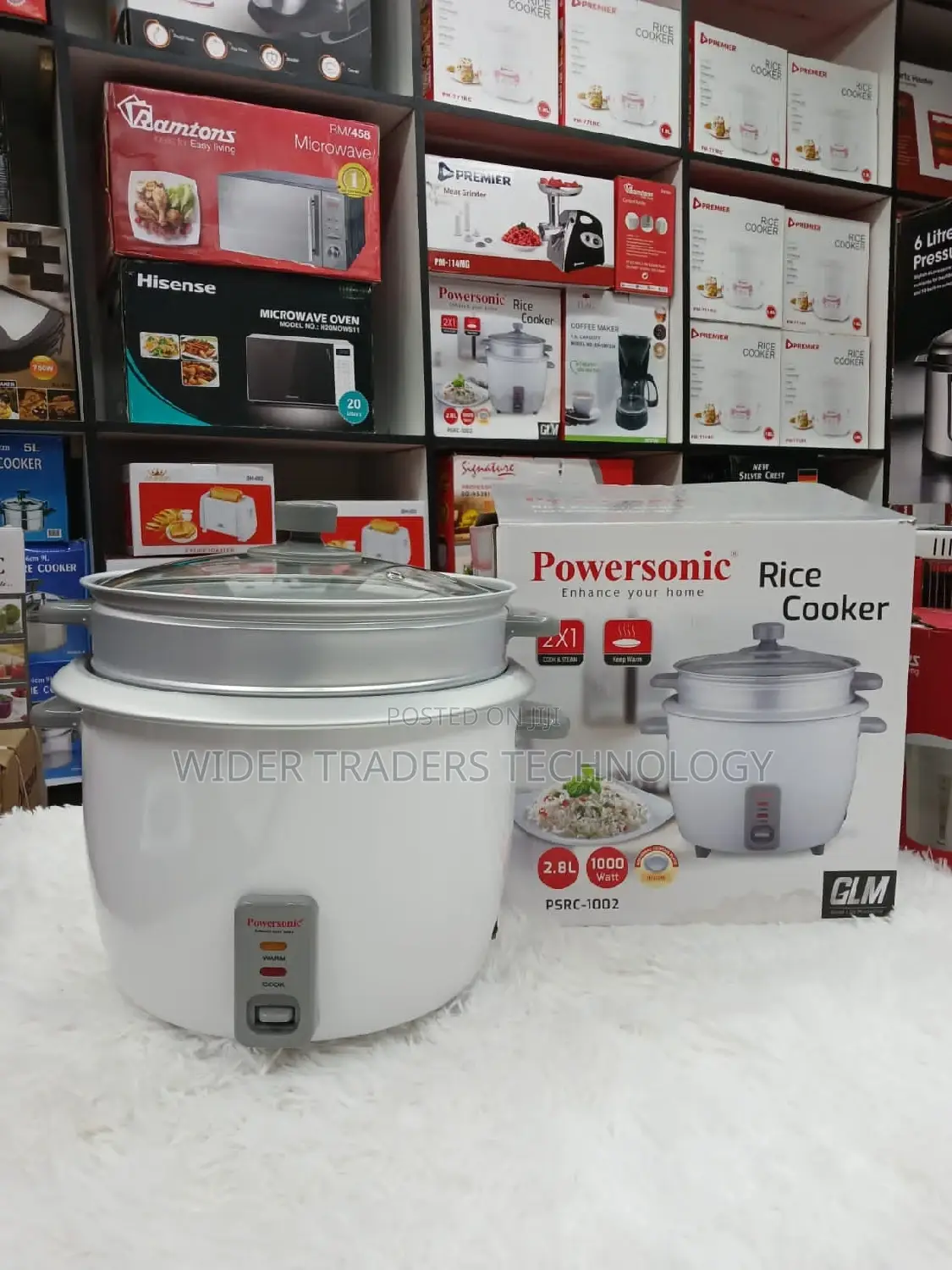 Powersonic 2 in Rice Cooker
Capacity ~2.8 Litres