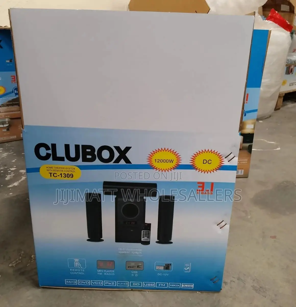 Woofer//3.1 Ch Clubox Woofer 12000watts Available