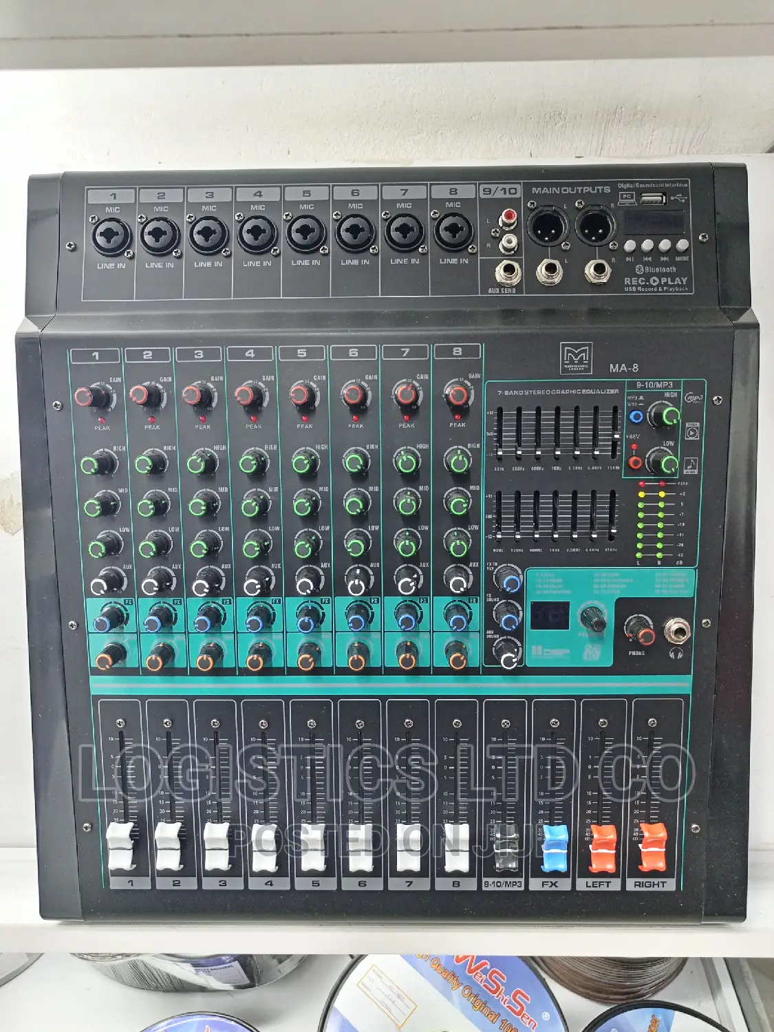 Martin Audio Powered Mixer,8channel With Bluetooth and USB