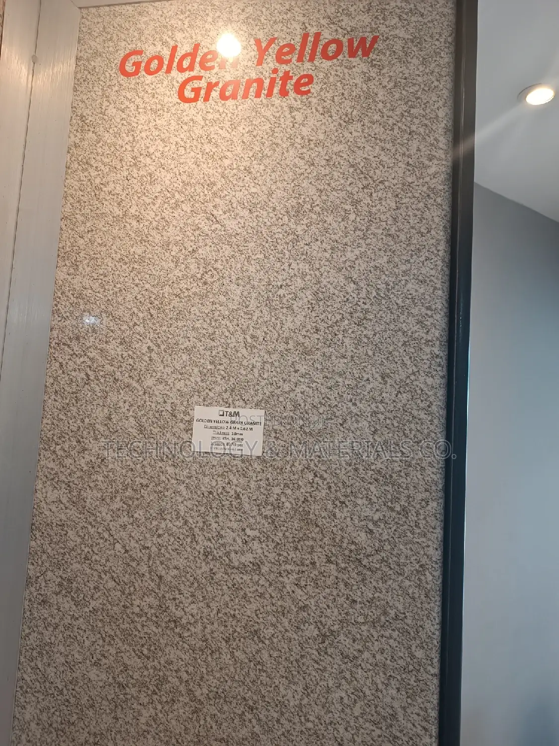 Golden Yellow Grain Granite