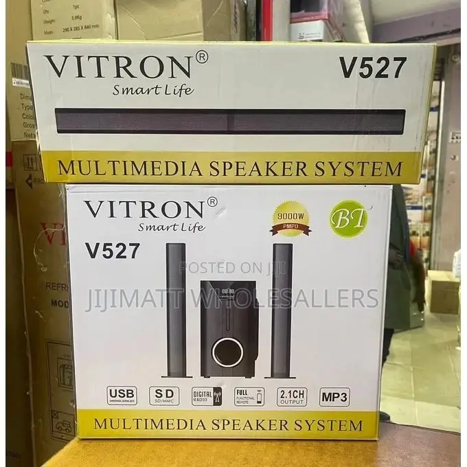 Sound Bar//Vitron V527 2.1 CH Subwoofer Tallboy Sound Bar