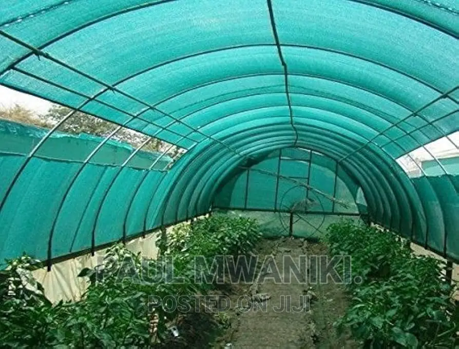 Green Shade Net 4mx50m. Portable Green House (Green)