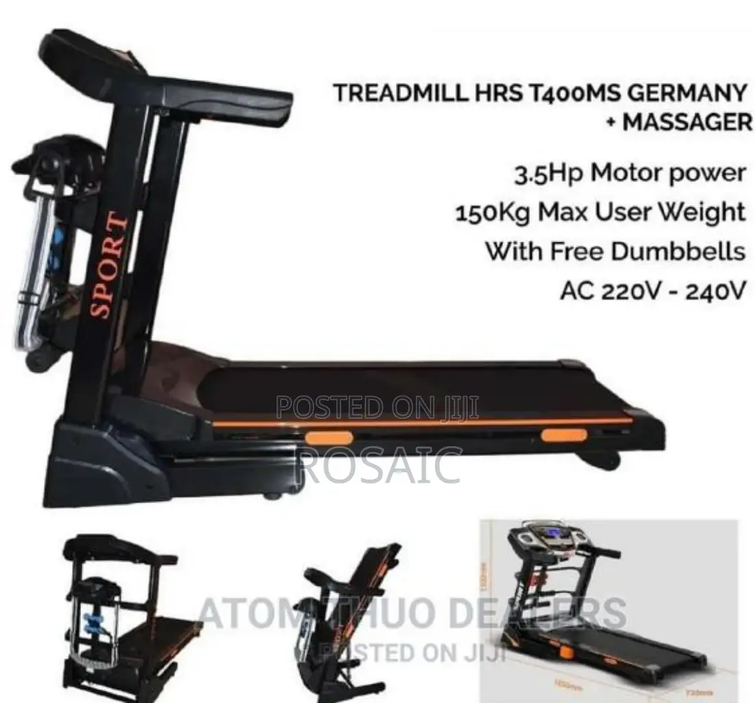 Auto Incline Treadmill With Massage Belt