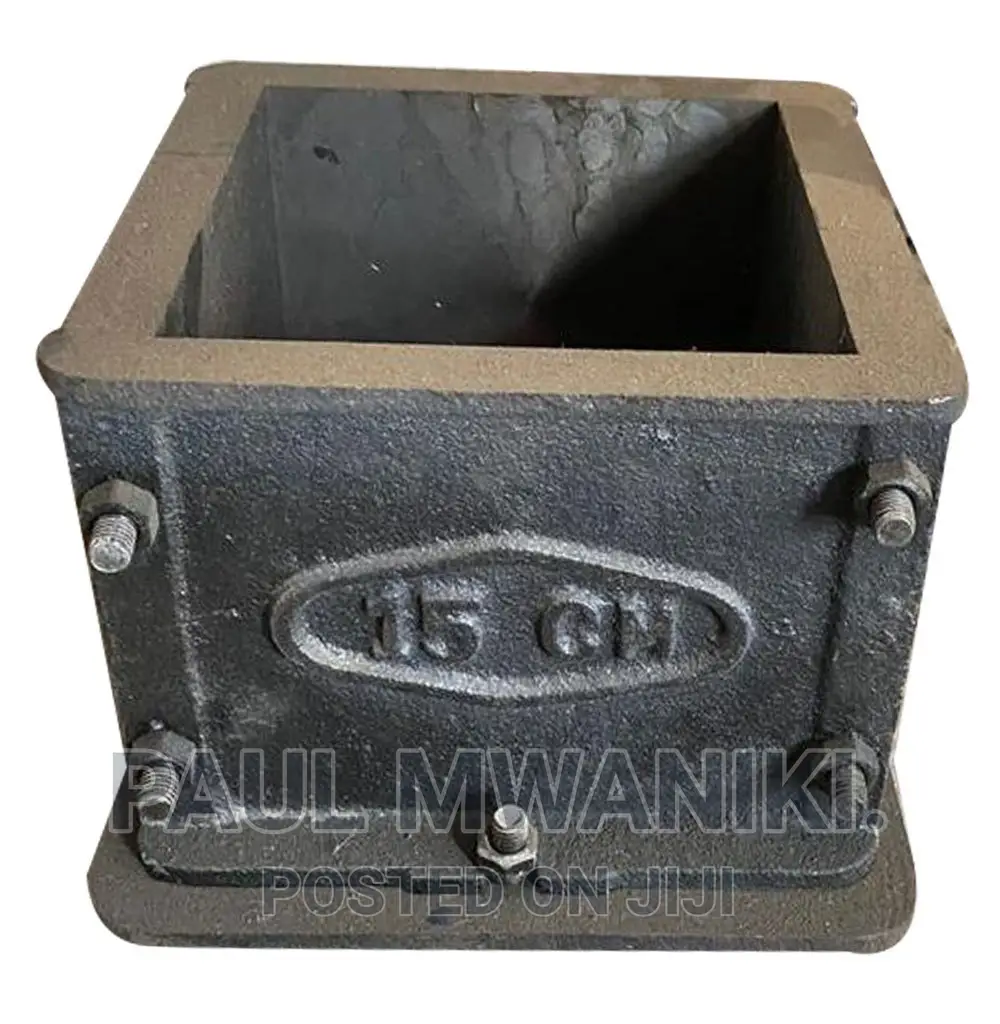 Cast Iron Cube Mould, Size: 15 X 15 Cm(150mm Cubic)
