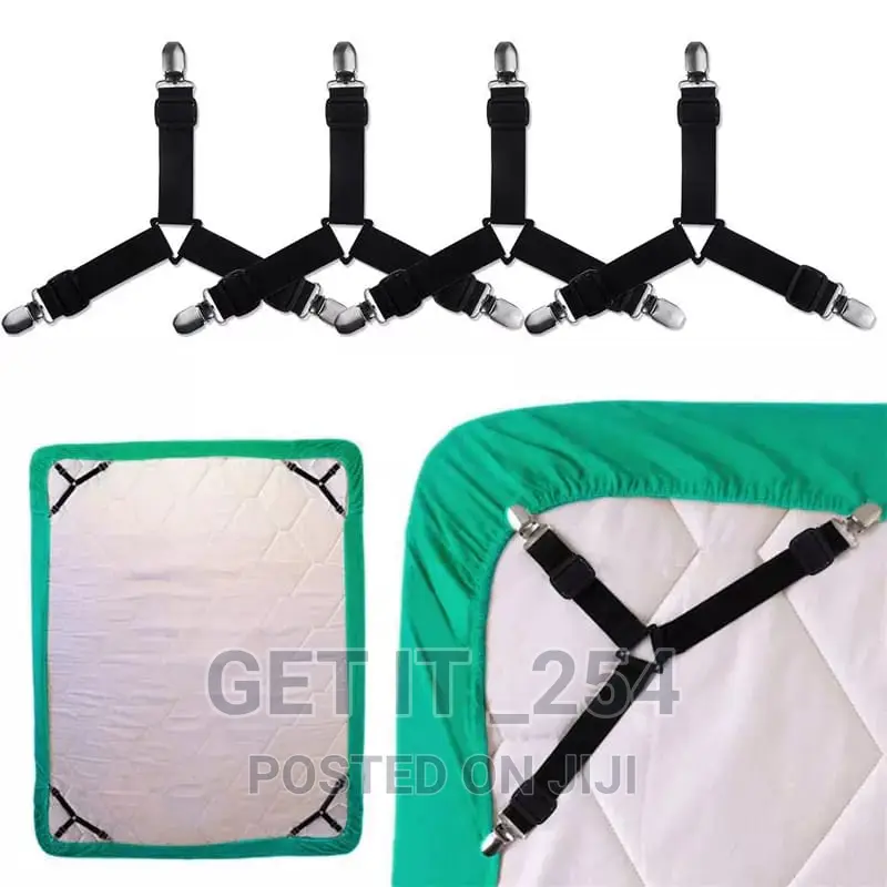 4 Piece Bedding Clippers Set . Black Only
