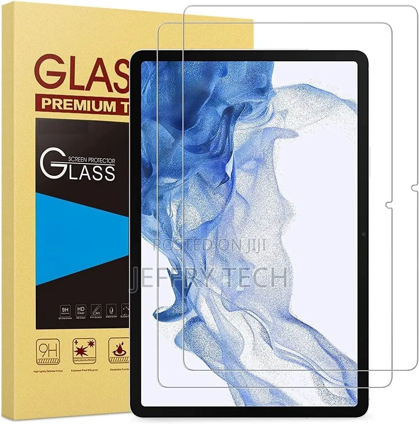 Samsung Galaxy Tab S7 FE/S7+S8+ Screen Protector Glass 1