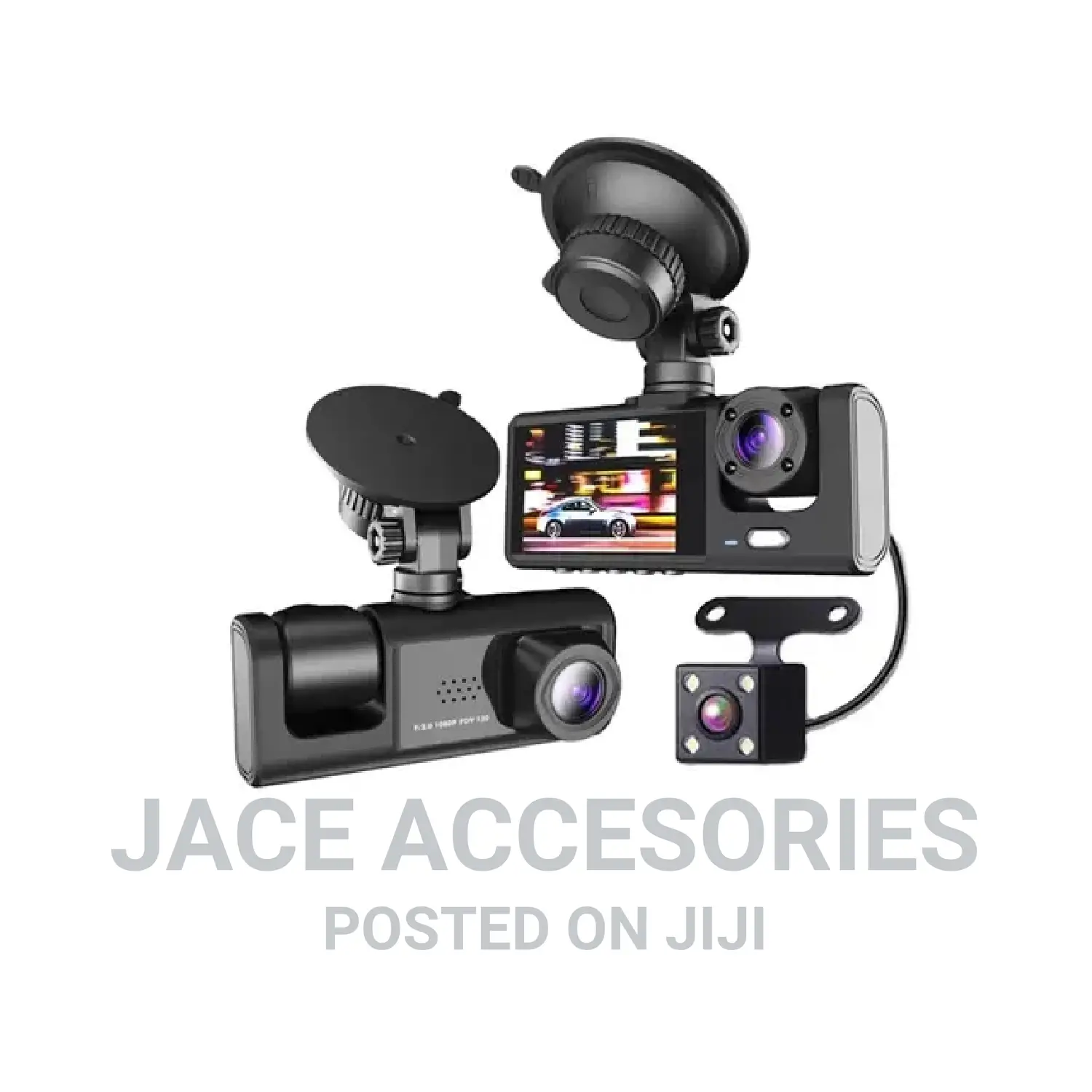 Hd Car DVR Recorder 1080p 3 Cameras