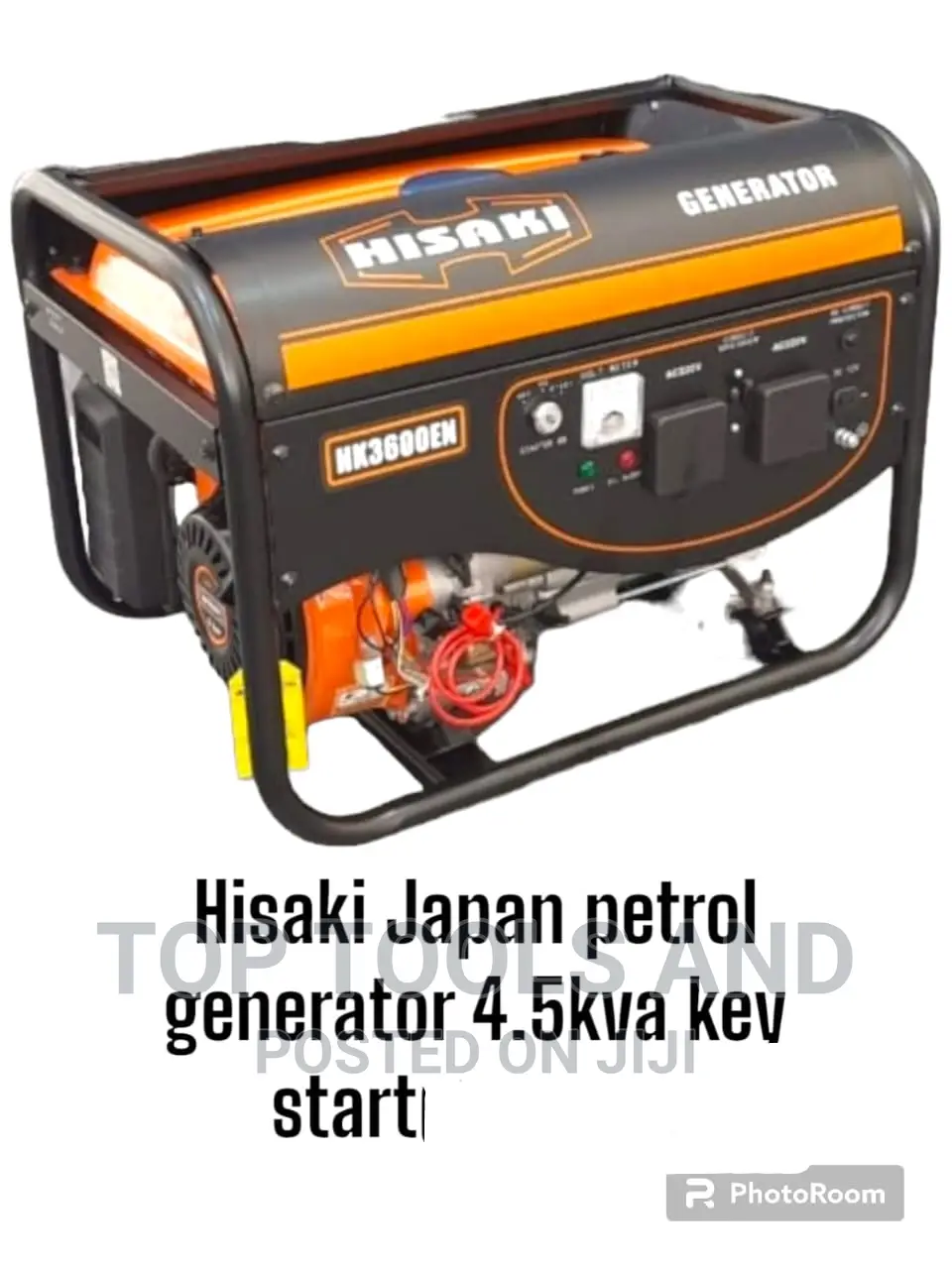 Hisaki Japan 4.5 Kva Key Start Petrol Generator