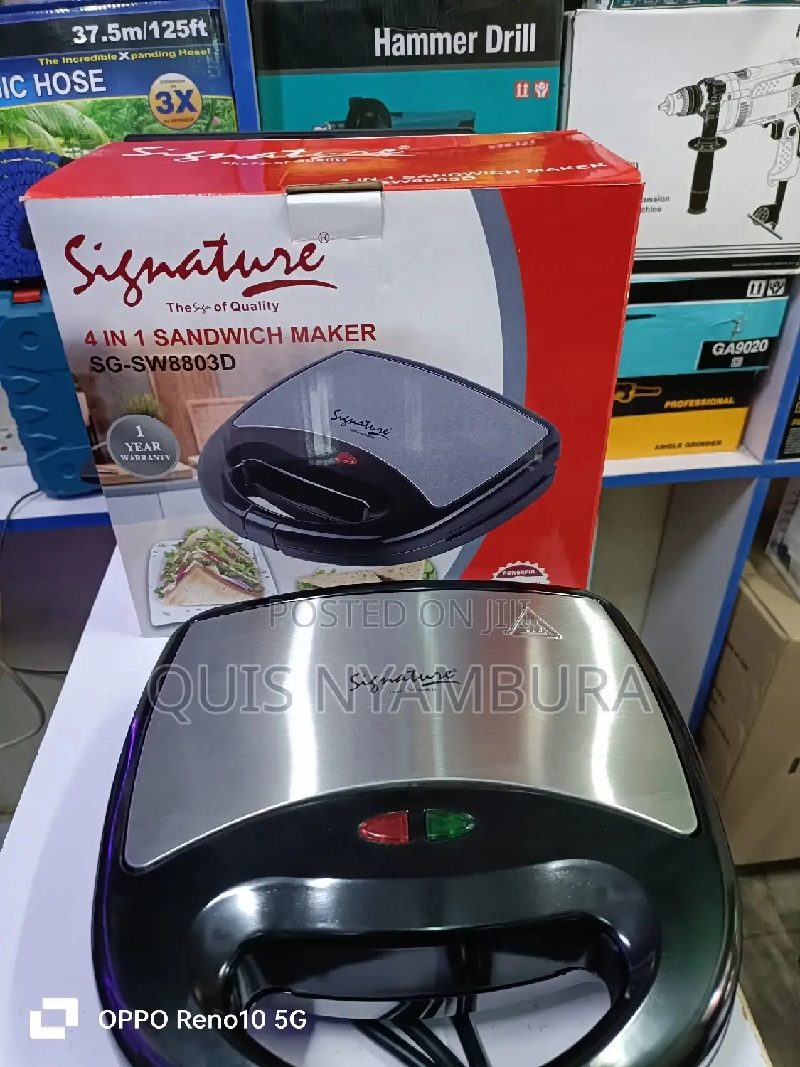 Electric Signature 4in 1 Sandwich Maker