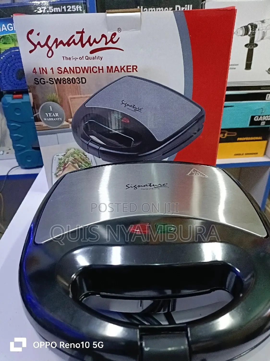 Electric Signature 4in 1 Sandwich Maker