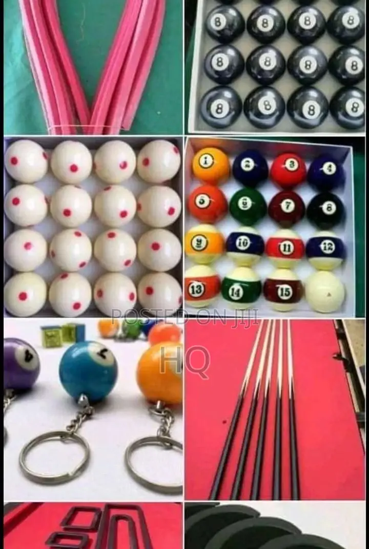 Dotted White Balls for Pool Table New in Box Accessories,