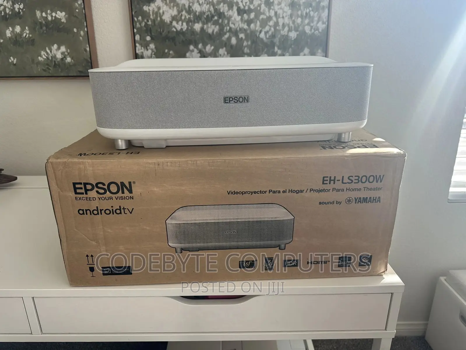 Epson EH-LS300W Projector Full HD 3600 Lumens